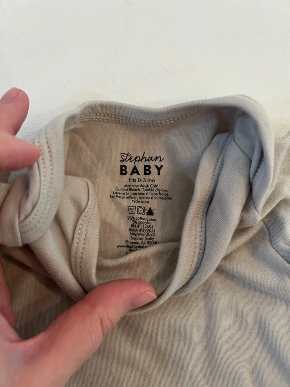 Baby Bodysuit & Pants Set - "an answered prayer" - Picture 2 of 5